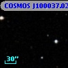 COSMOS J100037.02+013037.3