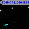 COSMOS J100048.87+013035.4