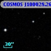 COSMOS J100028.26+013032.5