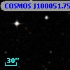 COSMOS J100051.75+013030.7