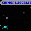 COSMOS J100029.69+013030.9