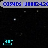 COSMOS J100024.26+013029.2