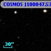 COSMOS J100047.53+013028.7