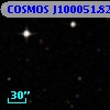 COSMOS J100051.82+013025.8