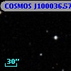COSMOS J100036.57+013022.4