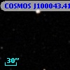 COSMOS J100043.41+013019.2