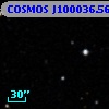 COSMOS J100036.56+013013.0