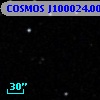 COSMOS J100024.00+013010.1