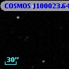 COSMOS J100023.64+013001.3