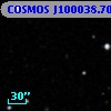 COSMOS J100038.70+013003.1