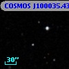 COSMOS J100035.43+013001.4