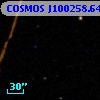 COSMOS J100258.64+014527.6