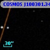 COSMOS J100301.34+014346.0