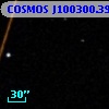 COSMOS J100300.39+014336.8