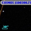 COSMOS J100300.77+014312.7