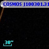 COSMOS J100301.31+014229.4