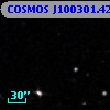 COSMOS J100301.42+014104.5