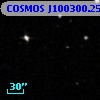 COSMOS J100300.25+013941.3