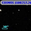 COSMOS J100257.26+013932.3