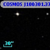 COSMOS J100301.37+013922.5