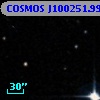 COSMOS J100251.99+014650.0