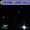 COSMOS J100250.33+014639.6