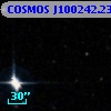 COSMOS J100242.23+014609.9