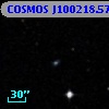 COSMOS J100218.57+014558.7