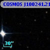 COSMOS J100241.21+014555.8