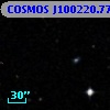 COSMOS J100220.77+014553.2