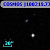 COSMOS J100218.77+014531.2