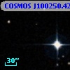 COSMOS J100250.42+014549.5