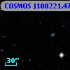 COSMOS J100221.47+014545.3
