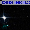 COSMOS J100242.22+014541.3