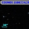 COSMOS J100224.28+014535.5