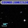 COSMOS J100221.50+014534.0