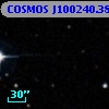 COSMOS J100240.38+014527.3