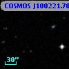 COSMOS J100221.70+014524.1