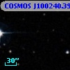 COSMOS J100240.39+014518.8