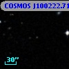COSMOS J100222.71+014448.6