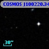 COSMOS J100220.34+014451.3