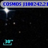 COSMOS J100242.21+014433.3