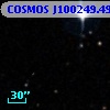 COSMOS J100249.49+014417.3