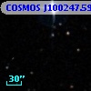 COSMOS J100247.59+014411.2