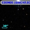 COSMOS J100247.92+014359.6