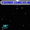COSMOS J100247.40+014353.4