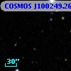 COSMOS J100249.26+014352.1
