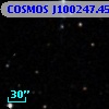 COSMOS J100247.45+014346.6