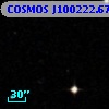 COSMOS J100222.67+014322.5
