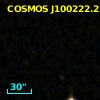 COSMOS J100222.22+014326.0